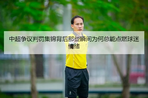中超争议判罚集锦背后那些瞬间为何总能点燃球迷情绪 - 体育资讯相关报道缩略图